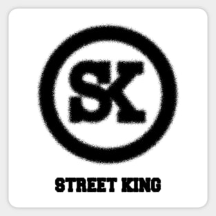 SK-blck Sticker